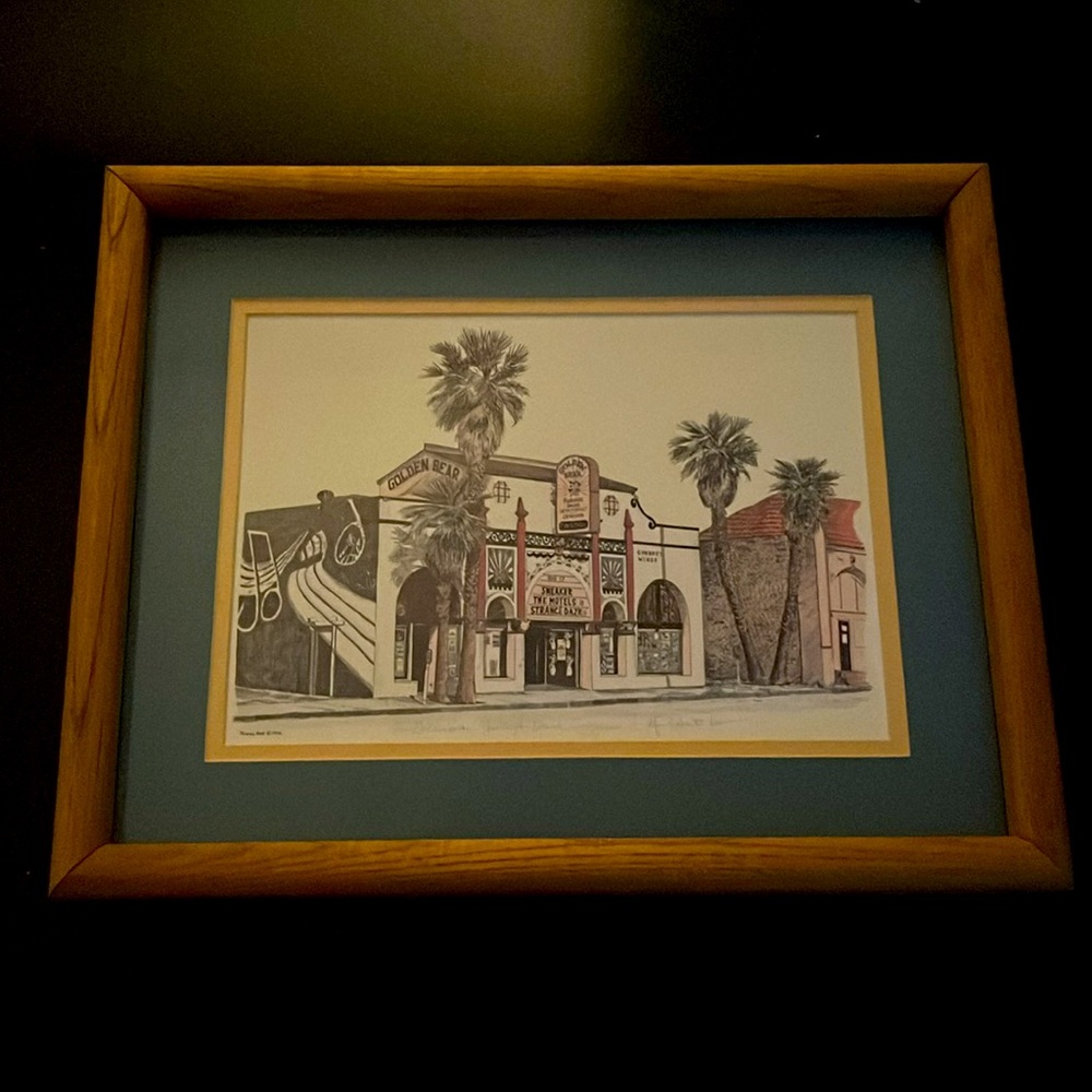 Vintage Michael Scott Kent 1982 “The Golden Bear” Huntington Beach, CA Signed